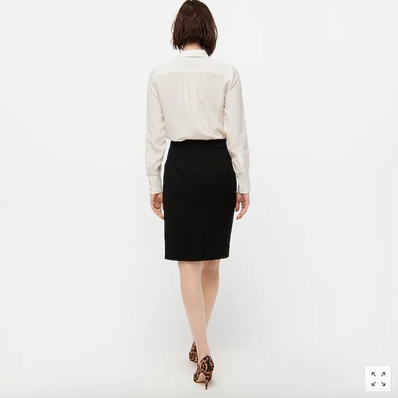 J Crew Black no.2 Pencil Skirt - Picture 2 of 9
